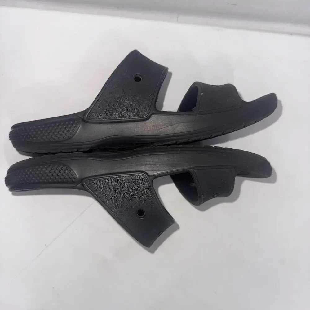 Crocs Adult Black Waterproof Slip On Gorpcore Outdoor‎ Comfort Slides Sandals 5